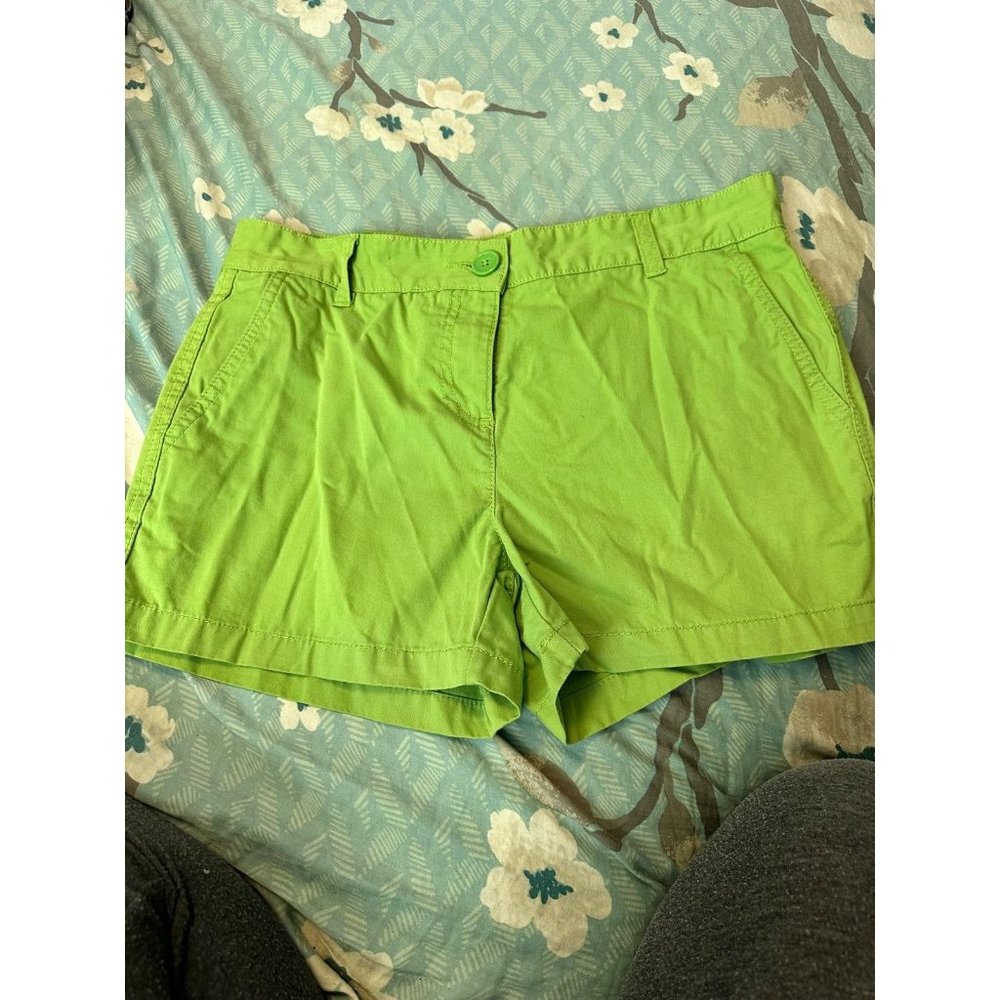 6 FOR $10 Joe fresh size 4 green shorts - Picture 1 of 3